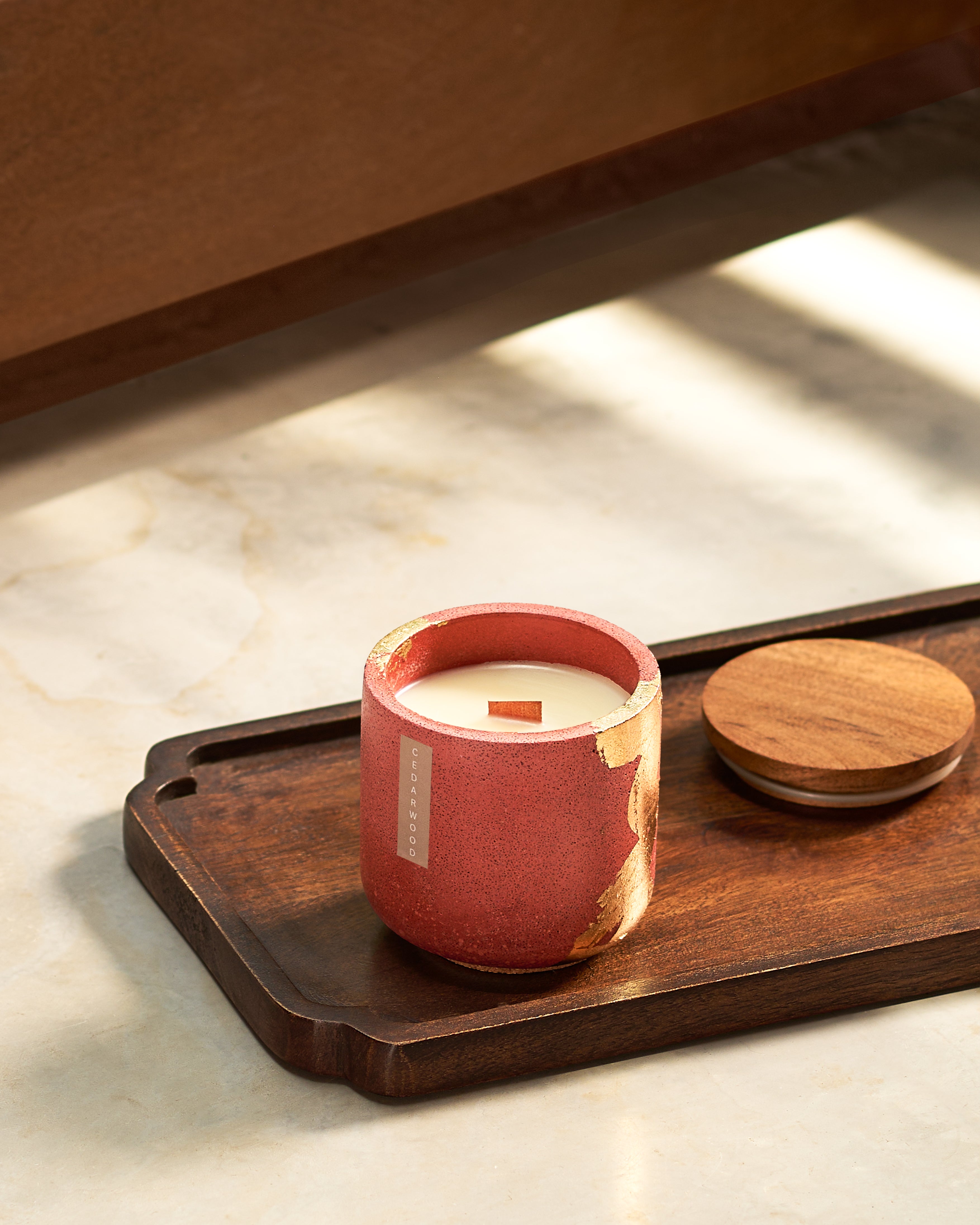 Coconut wax candle