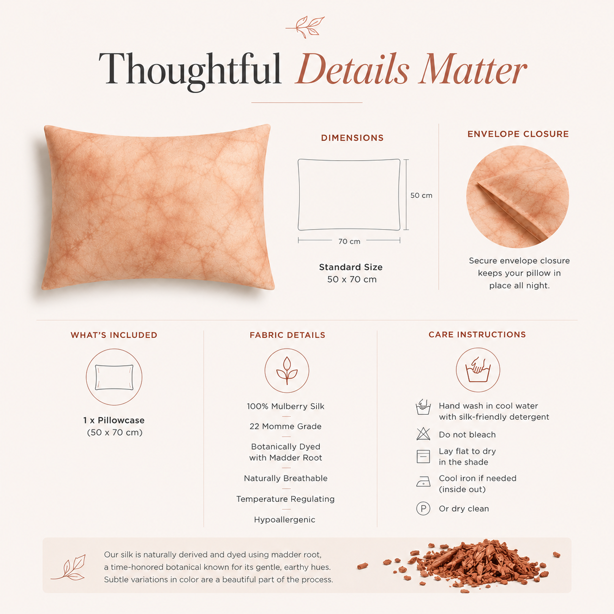 Mulberry Silk Pillowcase