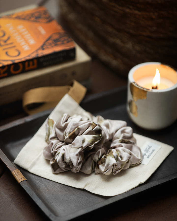 Mulberry Silk Scrunchies - Set of 3